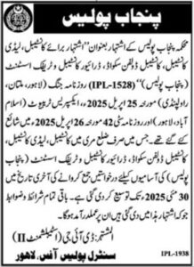Punjab Police Jobs